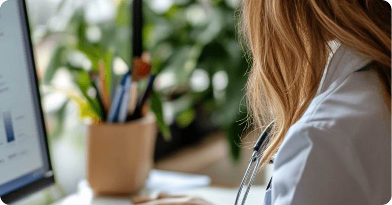 Man looking at his phone close to window